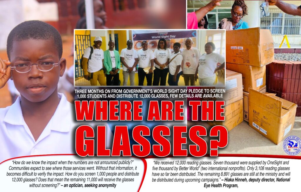 Liberia: Three Months On From Government’s World Sight Day Pledge to Screen 1,000 Students and Distribute 12,000 Glasses, Few Details Are Available