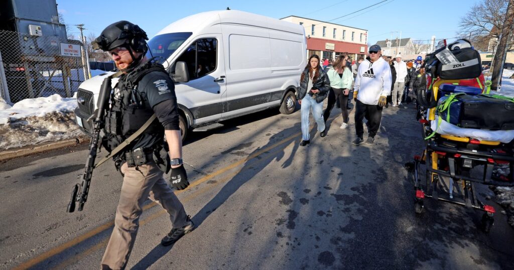 2 killed in shooting at high school hockey game in Pawtucket, Rhode Island; suspect dead, police say
